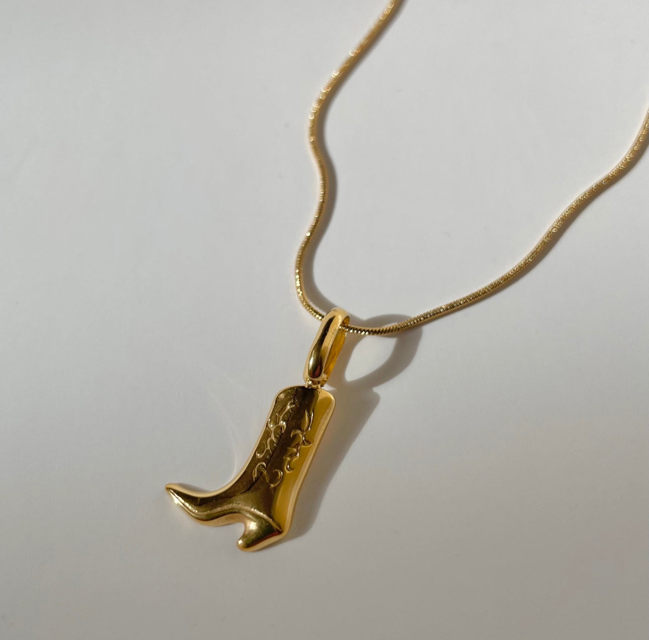 Cowboy Boot Necklace